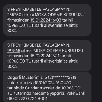 Moka Kredi Kartımdan Haksız Çekim Şoku!