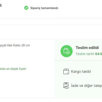 Karaca Züccaciye Kalitesiz Kek Kalıbı Hayal Kırıklığı Yarattı