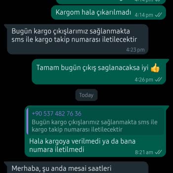 Aryagross Satın Aldığım Ürün Gönderilmedi