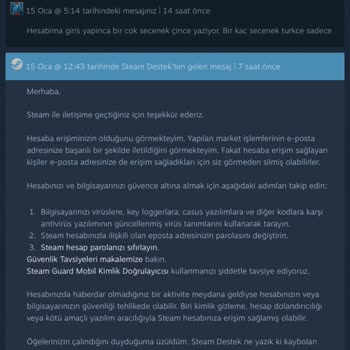 Steam Yari Yolda Bıraktı