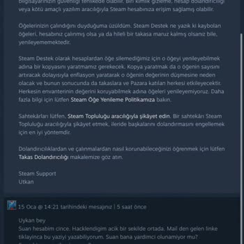 Steam Yari Yolda Bıraktı
