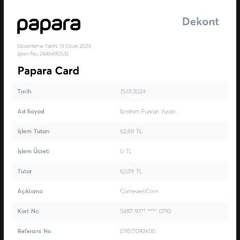 Comewel Limited İzinsiz Para Çekme