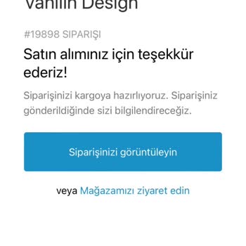 Bianca Butik - Vanilin Design Instagram Mağduriyetim Ve Yanıtsız Çabalarım