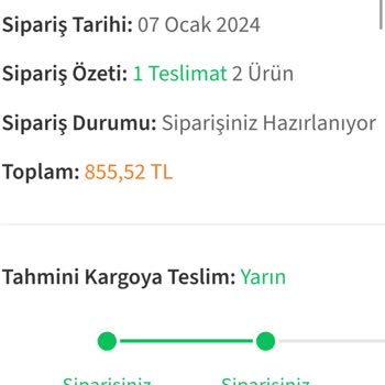 Patırtı Siparişin Kargoya Teslim Tarihindeki Sürekli Değişiklikler