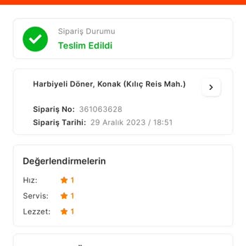 Migros Yemek Kötü Yorumları (deneyimleri) Onaylamıyor.