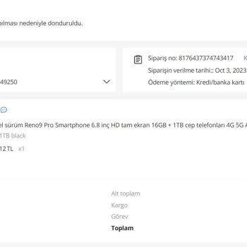 Aliexpress Siparişim Teslim Edilmedi