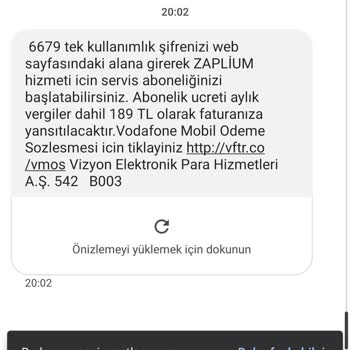 Vodafone Yanlışlıkla Onay Verdiğim İçin Faturama Yansıyan Ücret
