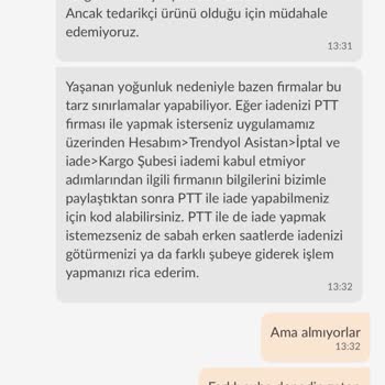 Trendyol Müşteri Temsilcileri Çözüm Üretemiyor. Güvenilir Değil