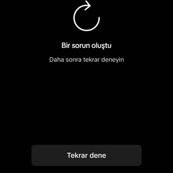 TikTok İnternet Bağlantısı Yok Hatası