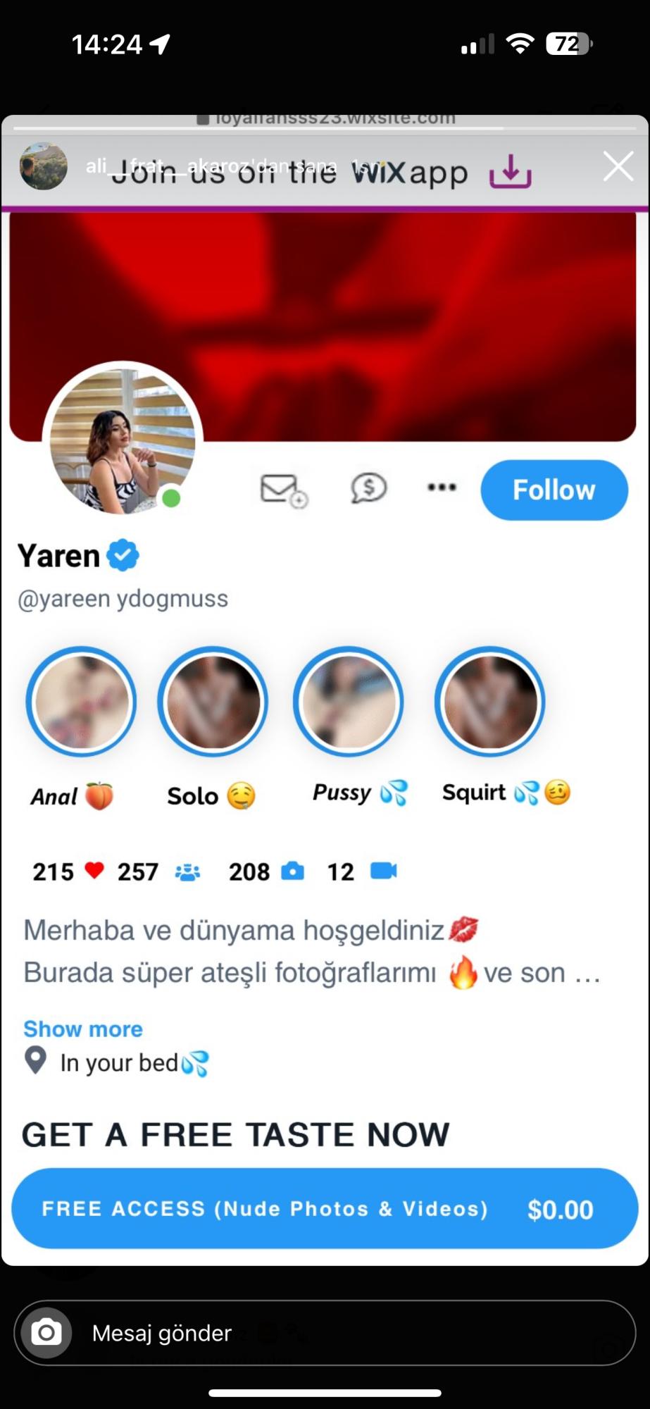 Instagram Ve Onlyfans Şikayet - Şikayetvar