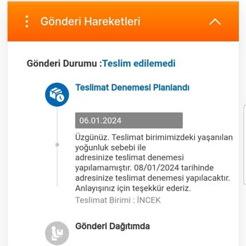 İncek MNG Kargo Yalan Beyanı