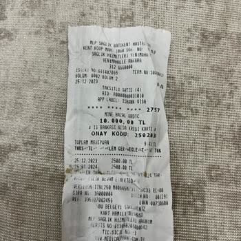 Medical Park Hastanesi Ücret İadesi İstiyorum