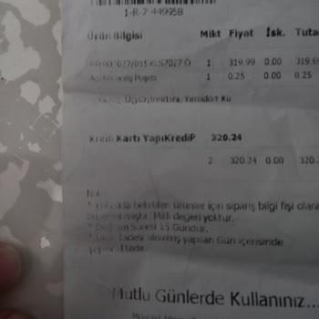 Karol Tekstil Aynı Gün Değişim Yapmadı
