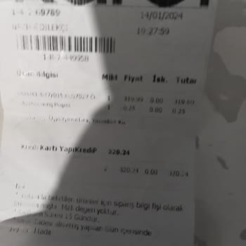 Karol Tekstil Aynı Gün Değişim Yapmadı