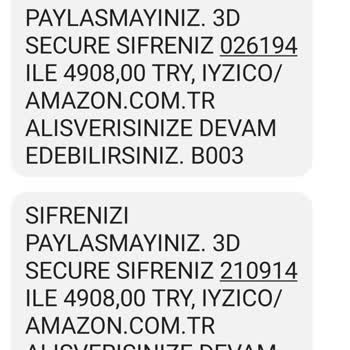 Amazon Online Alışverişte Mağduriyetim