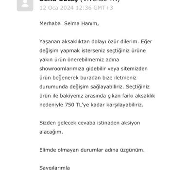 Vivense Köşe Koltuk Mağduriyetim