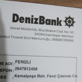 Denizbank Hesabımızdaki Karışıklık Düzeltilemiyor