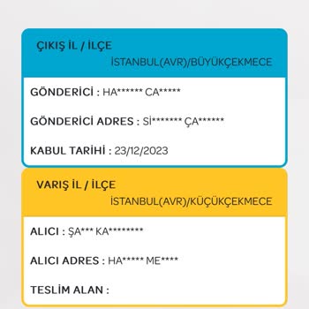 PTT Kargo Adreste Yok Sorunu