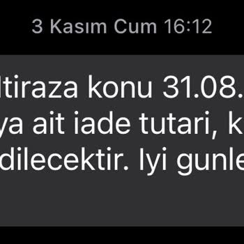 Ziraat Bankası Harcama İtiraz Halen Yapmadı