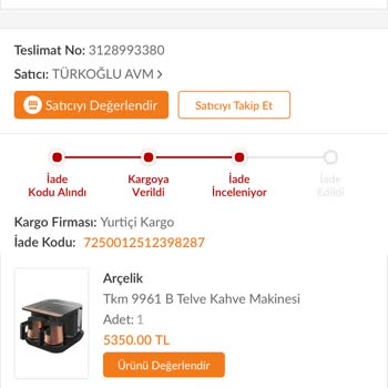 Trendyol İade Geri Dönüşü Yapılmadı