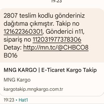 MNG Kargo Eskisi Gibi Kaliteli Değil