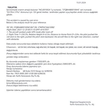 Dji Dron Mağduriyet Yaşıyorum