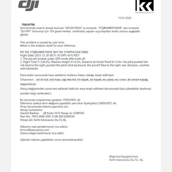 Dji Dron Mağduriyet Yaşıyorum