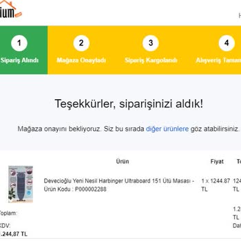 Evium Mağazacılık Parayı Alıp Ürünü Göndermeme Ve Ulaşılamama Sorunu
