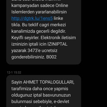 Digiturk Fesih Başvurum Onaylanmıyor