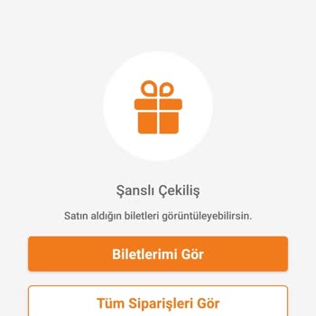 Trendyol Şanslı Çekiliş Gözükmüyor
