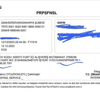 Amazon Üye Olmadığım Halde İzinsiz Para Çekti.