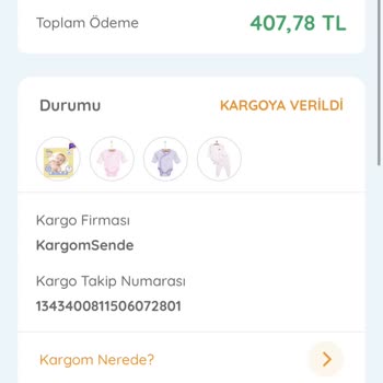 ebebek Kargomsende 25 Gündür Kargomu Teslim Etmedi. Etmiyor.