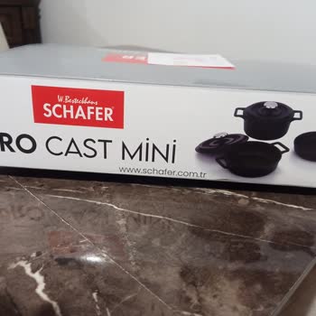 Schafer Marka Pro Cast Mini Tencereleri Sapına El Değmiyor