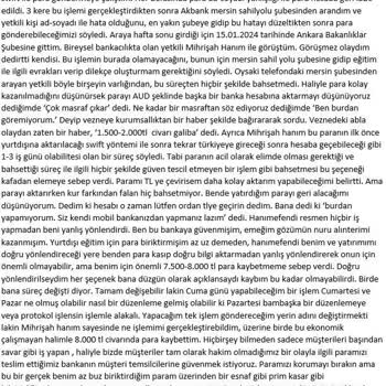 Akbank Yanlış Yönlendirme Ve Bilgi Eksikliği Şikayeti