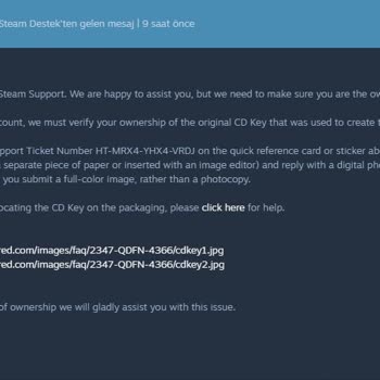 GameSatış Üzerinden Aldığım Hesabı Kullanamıyorum