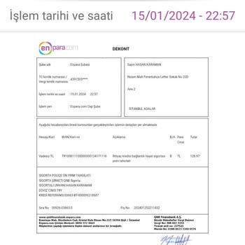 QNB Hayat Sigortası İptali Hakkında