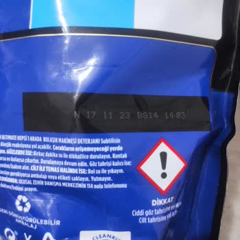 Finish Süresi Dolmuş Bulaşık Makinesi Deterjanı İçin Destek Talebi