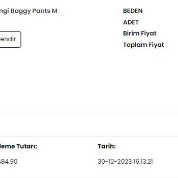 Atewear Ürünleri Göndermiyor, Para İade Etmiyor