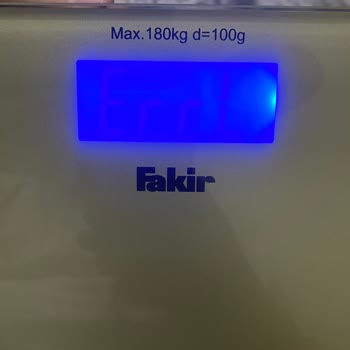 Fakir Marka Baskül Error Hatası