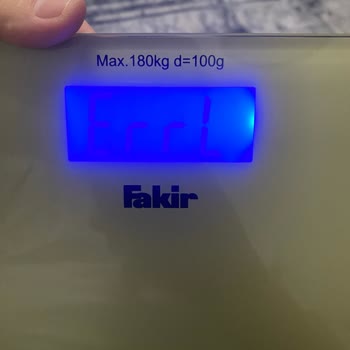 Fakir Marka Baskül Error Hatası