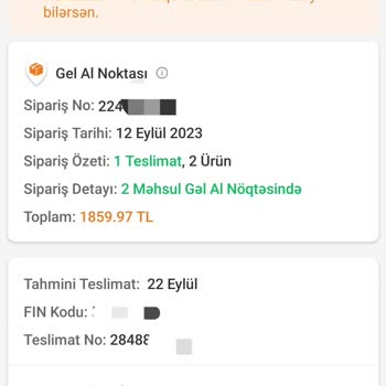 Trendyol Siparişim Kayboldu, İade Bekliyorum!