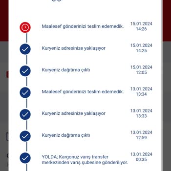 Aras Kargo Kargo Hizmetinden Duyduğum Memnuniyetsizlik
