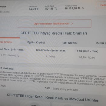 TEB Yeni Müşterilere Uygun Faiz Yanıltması