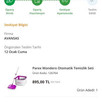 Avansas Söylediği Tarihte Teslimat Yapmadı