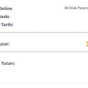 Avansas Baskı Siparişi Gecikmesi