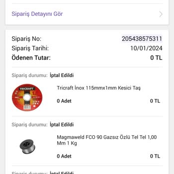 N11 Para İadesi Yapmıyor