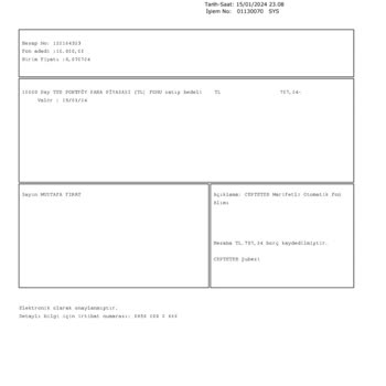 CepteTeb Bankası Marifetli Hesap Değil Bilgi Dışında Kesinti Yapan Hsp