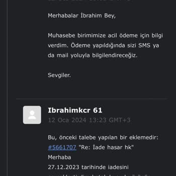 Vivense Param İade Edilmedi.