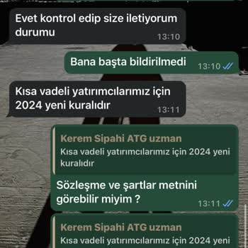 Atig Menkul Çekim İşlemi Gecikmesine İlişkin Kullanıcı Şikayeti