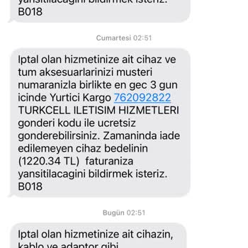Turkcell Superbox Modem İadesi
